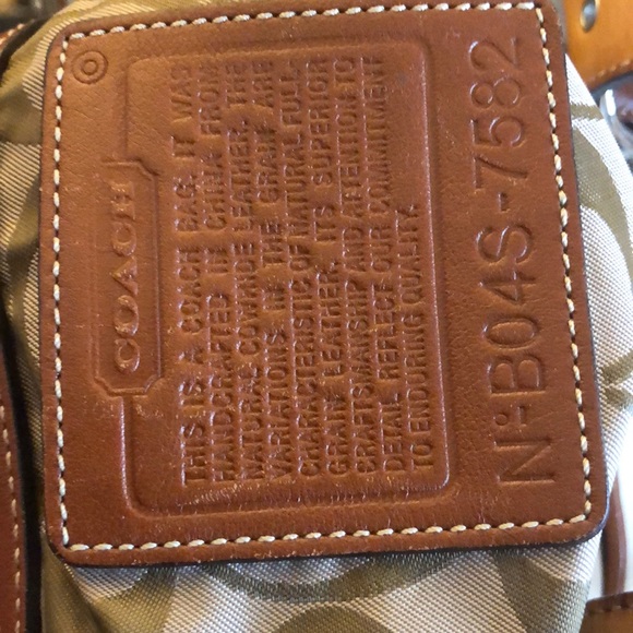 SOLDVintage Coach Leather Tote Bag - Picture 7 of 7